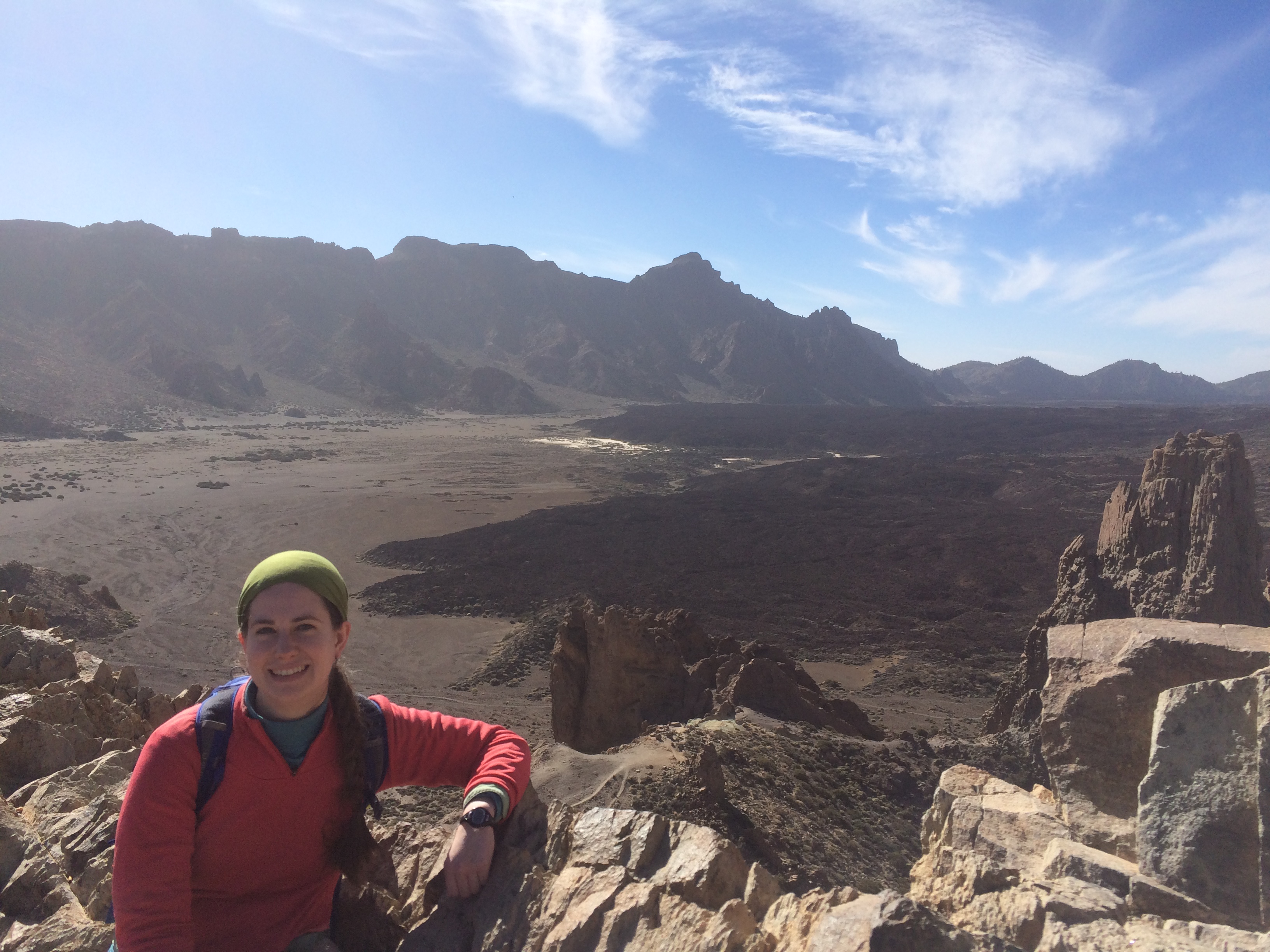 Patricia at Teide Volcano